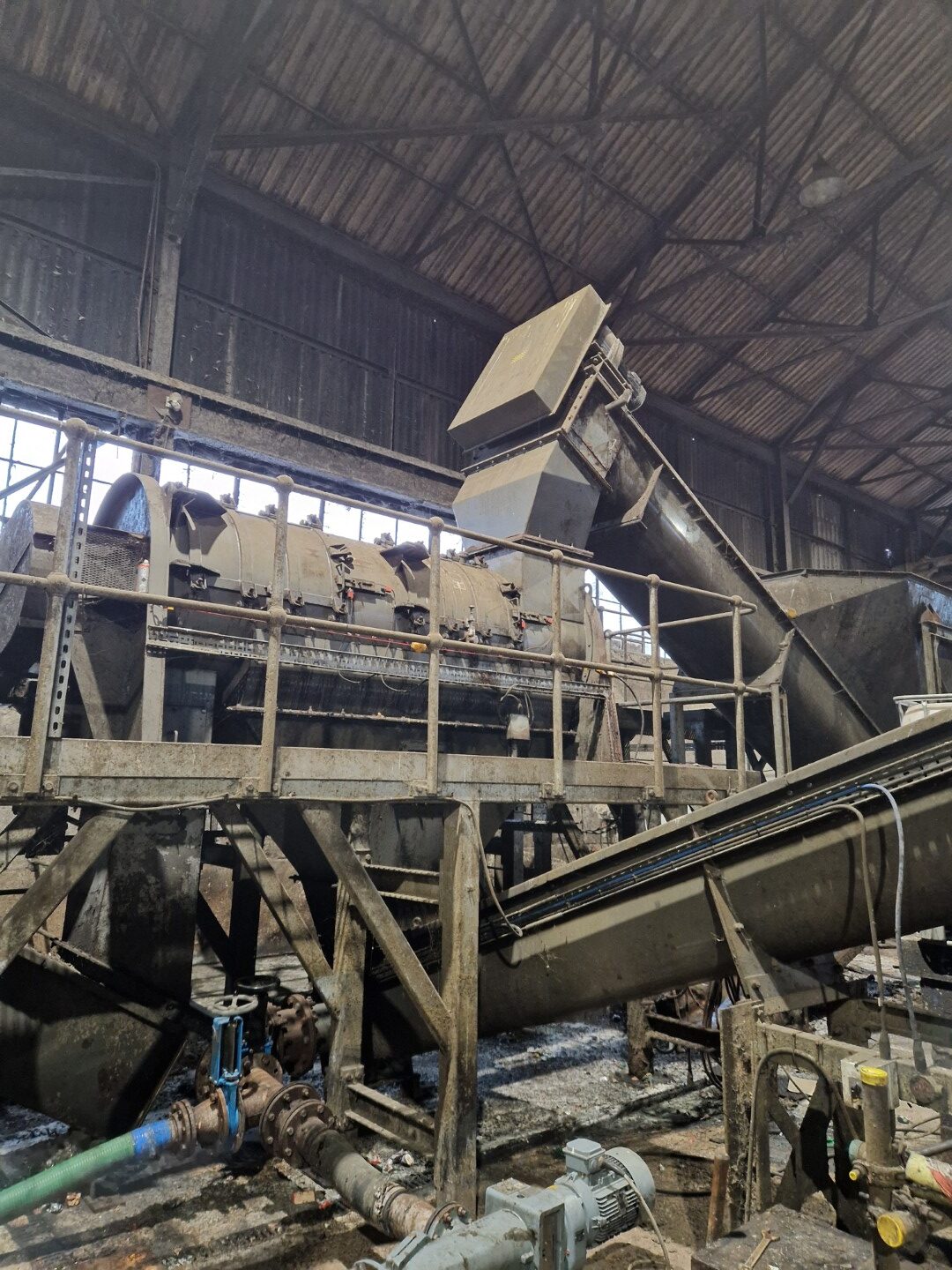 Atritor TS42420 paddle depacker with Infeed & Outfeed conveyors incl. Organics pump - Complete Package