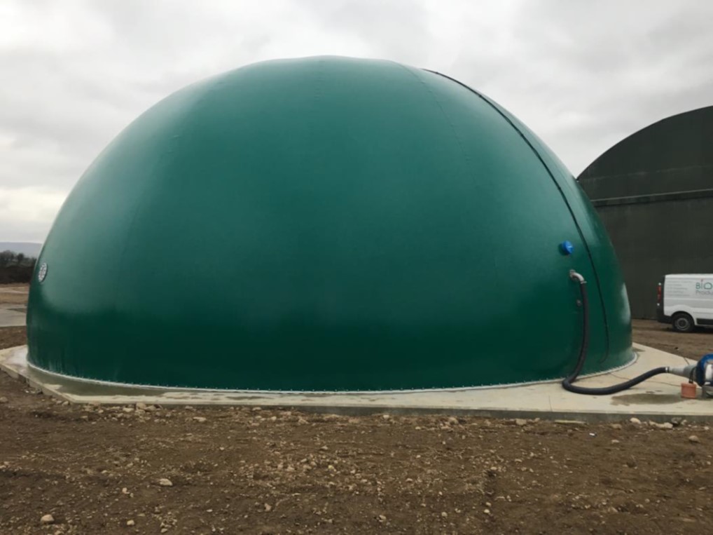 500m3 Double Membrane Gas Holder and ancillaries - Excellent condition - REDUCED