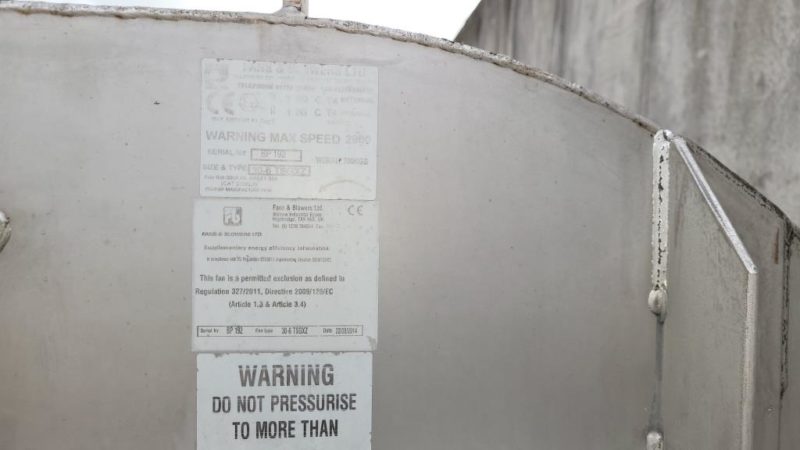 30306GXZ Biogas Booster - 2 Stage 3000m3/hr, 170mbar lift 30kW - Image 3