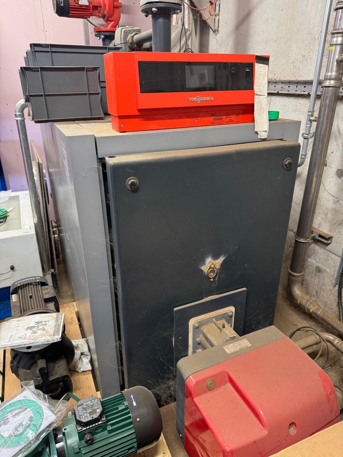 Biogas Boiler package 270kW - Viessmann Vitoplex 200 and Riello Burner with booster