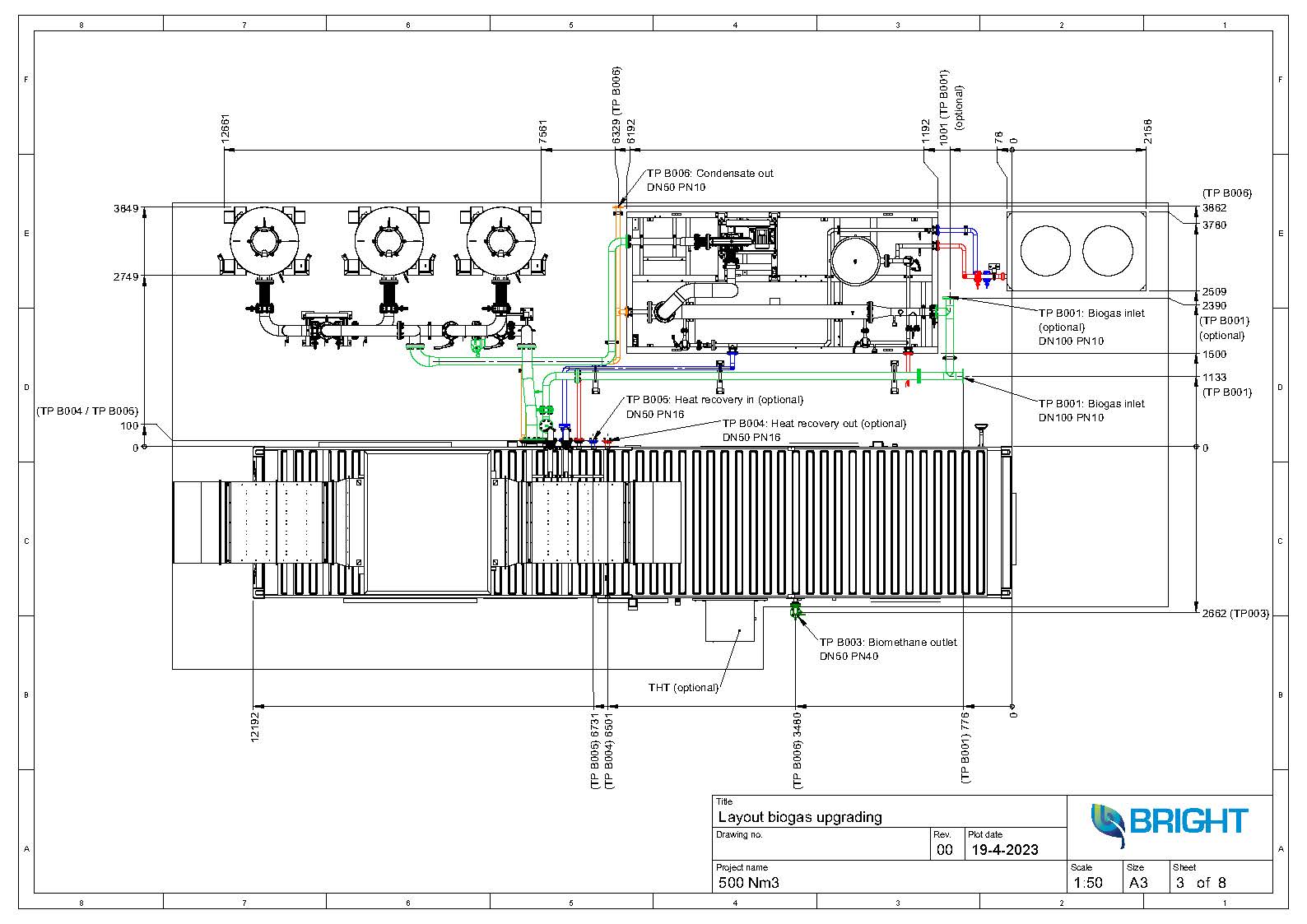 Bright Biomethane 500m3/hr Membrane Upgrading system, AS NEW, FULL SCOPE - Image 14