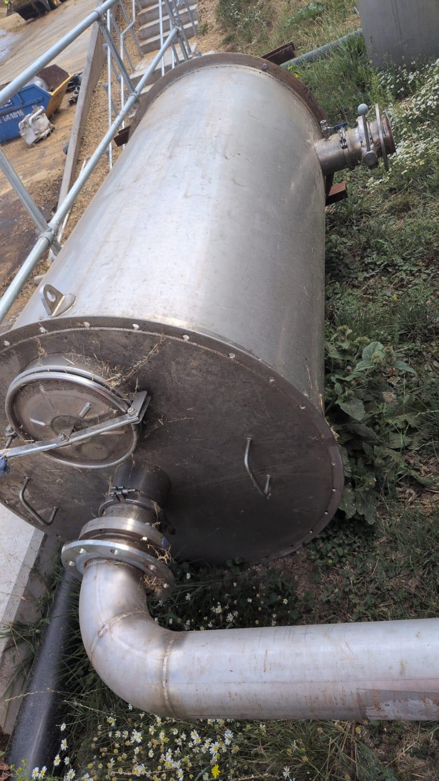 Carbon Filter 2m3 capacity in stainless steel