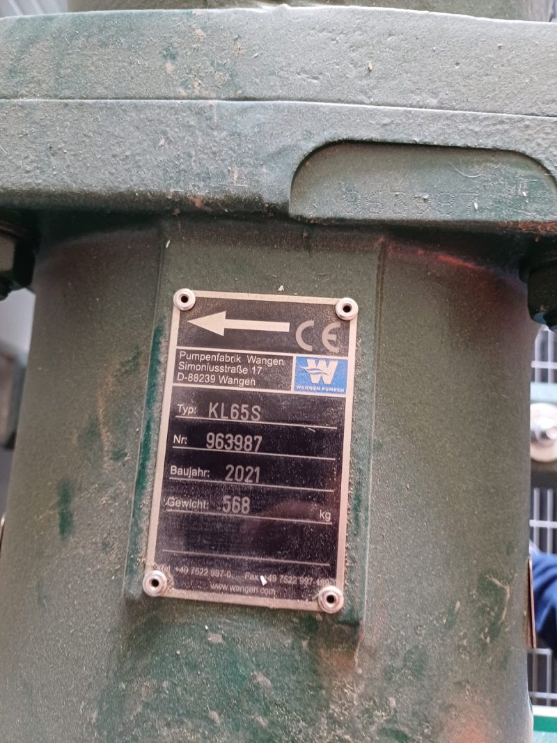Containerised Pump Room - 2 x Wangen KL65S 11kW 40m3/hr pumps and valves - Never used - Image 8