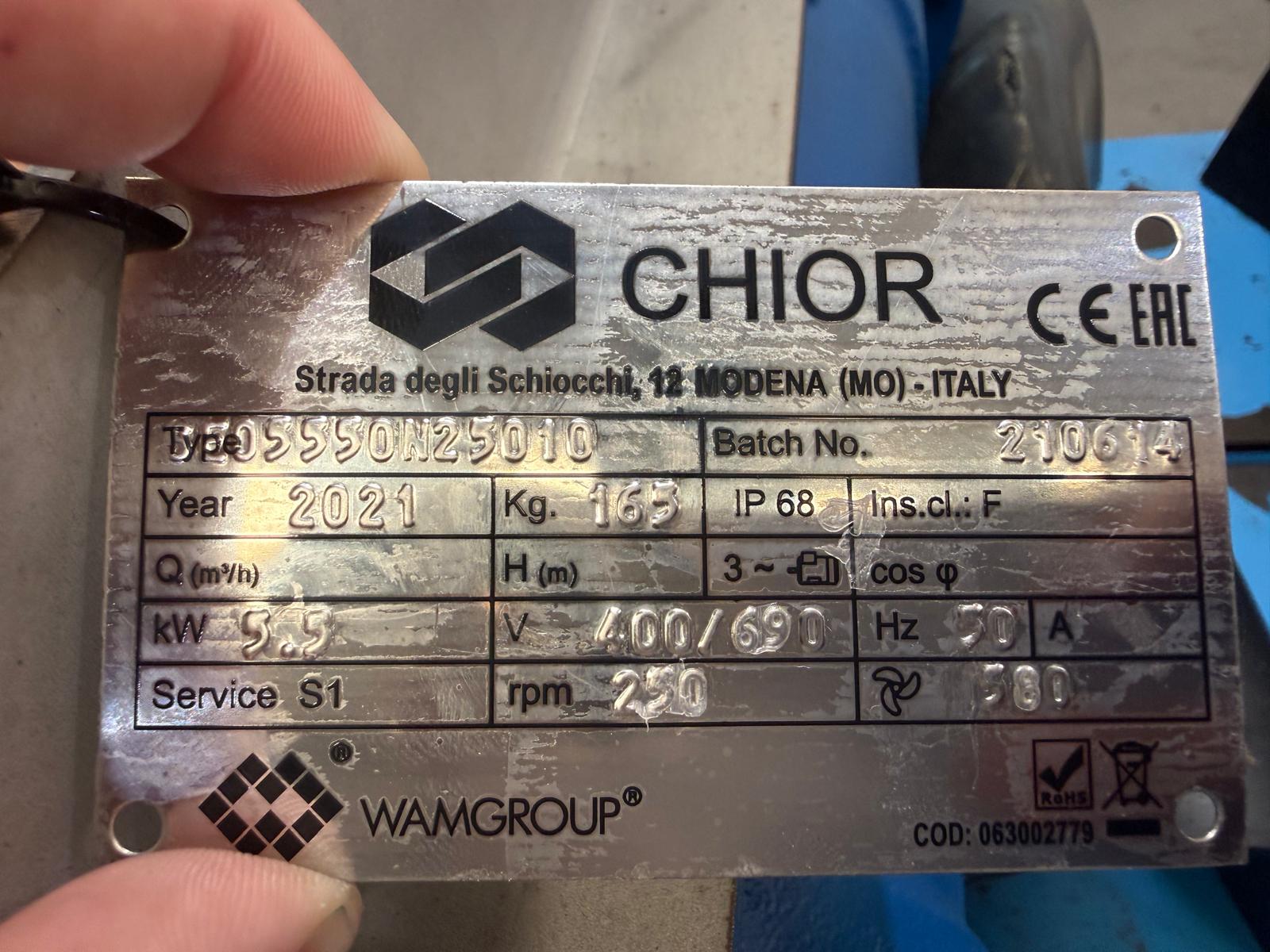 5.5kW Submersible Mixer - Saveco Chior SE - Unused with warranty - Image 4