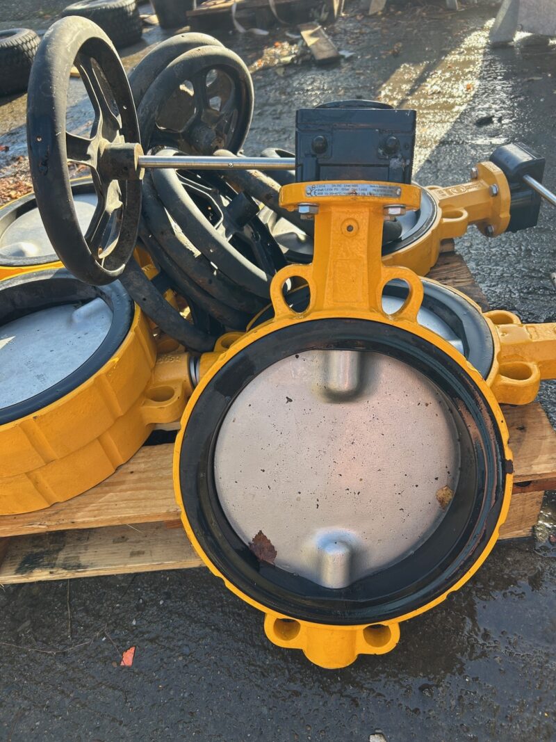 Ebro Armaturen Gear operated butterfly valves DN250 - Stainless Steel disc - UNUSED - Image 6