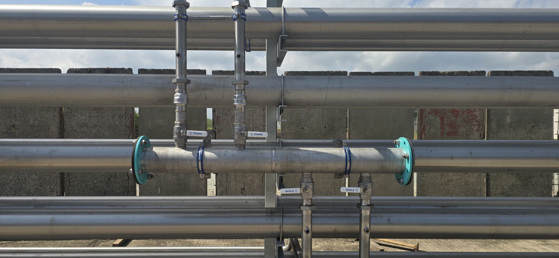 10 Pass Heat Exchanger - 500kW - DN150 sludge connections - Brand New - Image 5