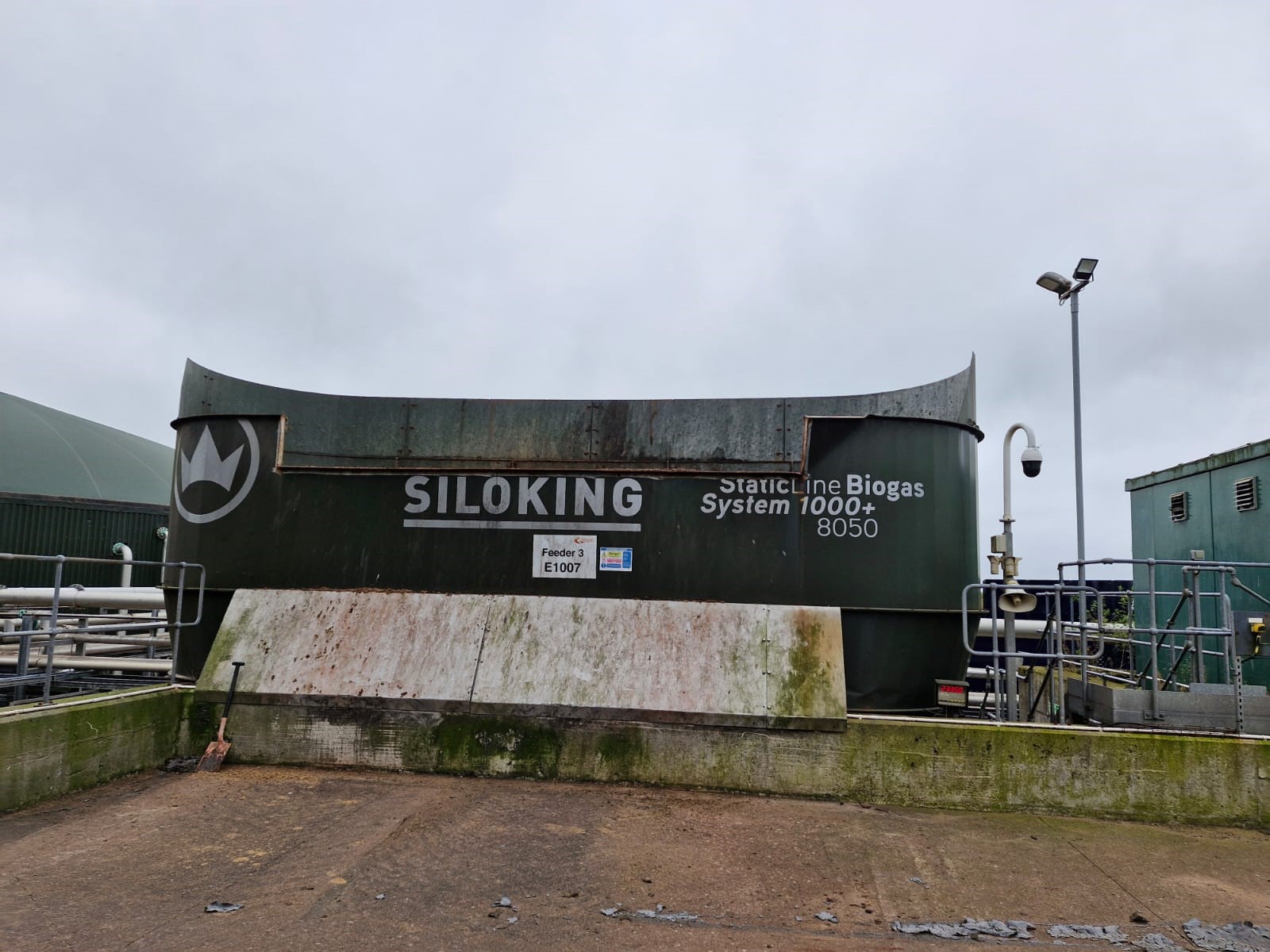 Siloking 8050-80HD Feeder 80m3, Stainless Steel with delivery auger