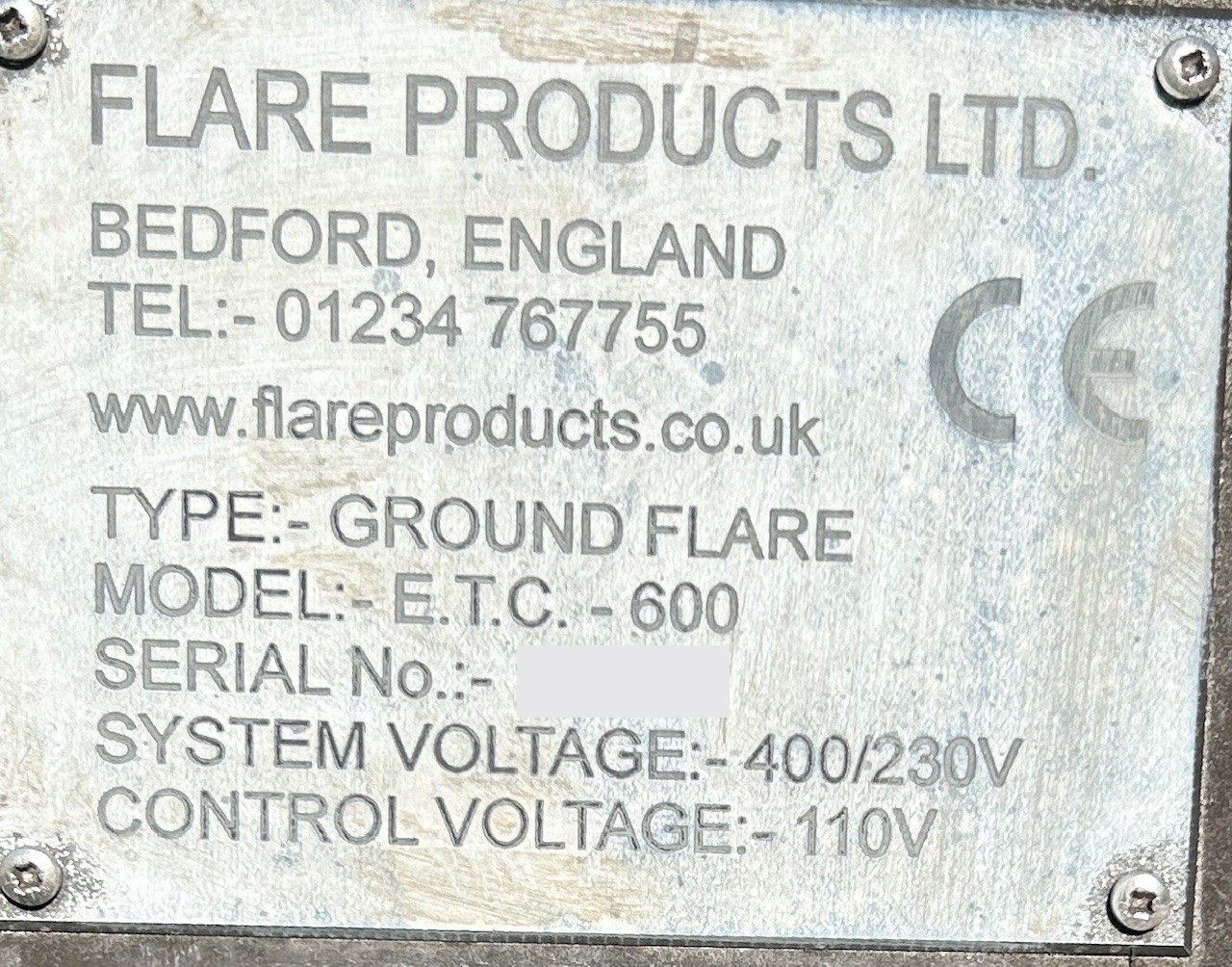 Flare products ETC600 Biogas flare package 600m3/hr , Built 2016 - Image 3