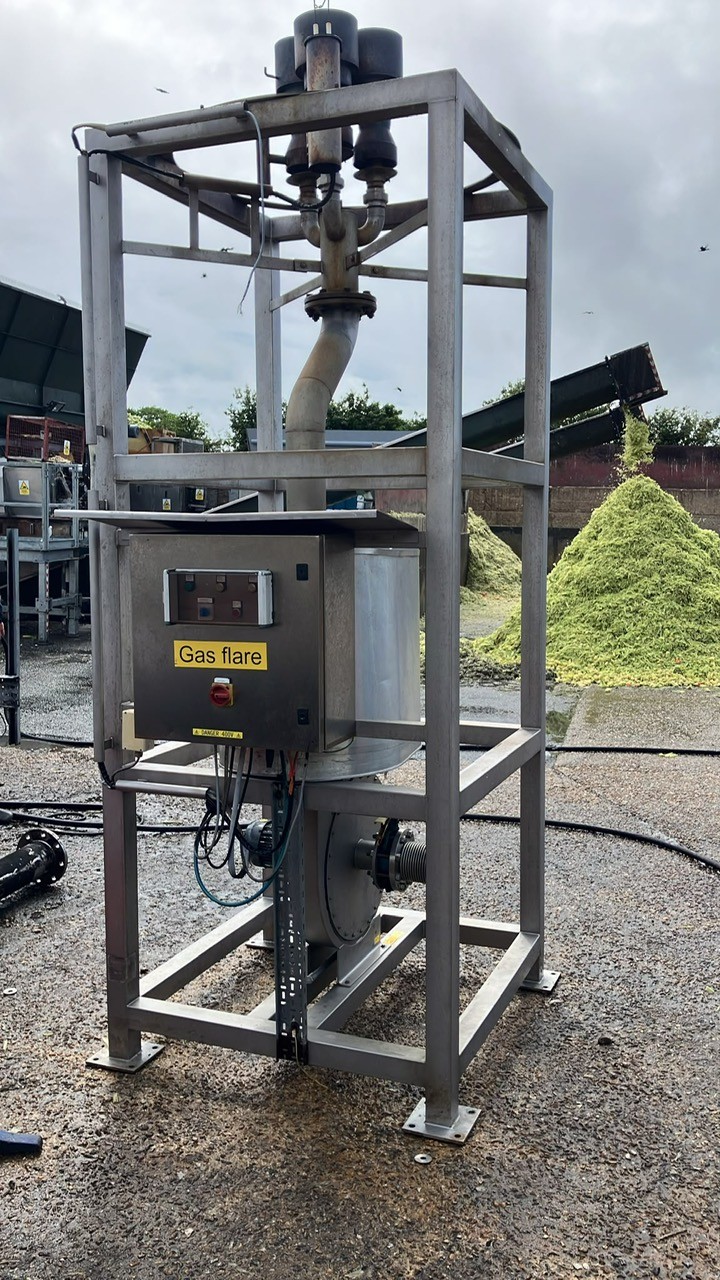 Himmel Biogas Flare 300-600m3/hr flare package with booster and control panel - Image 5