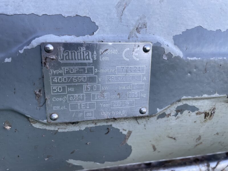 Landia POP-I submersible mixer 15kW and control panel **LOW HOURS** - Image 3