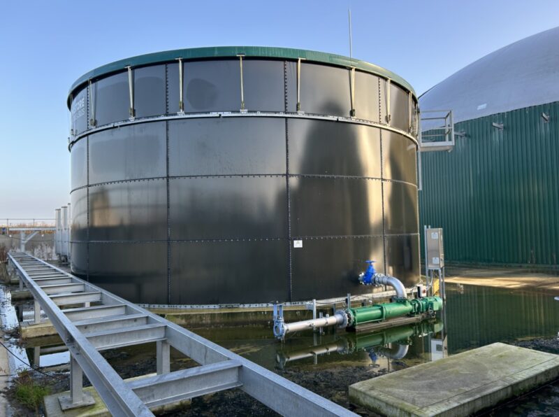 Permastore Ecofusion buffer tank 500m3 working volume with cover, ladder, etc - Unused - Image 3