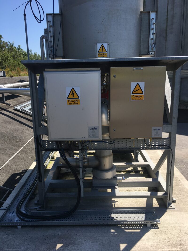 Uniflare UFO 850 Biogas Flare Package - 850m3/hr, excellent condition - Image 3