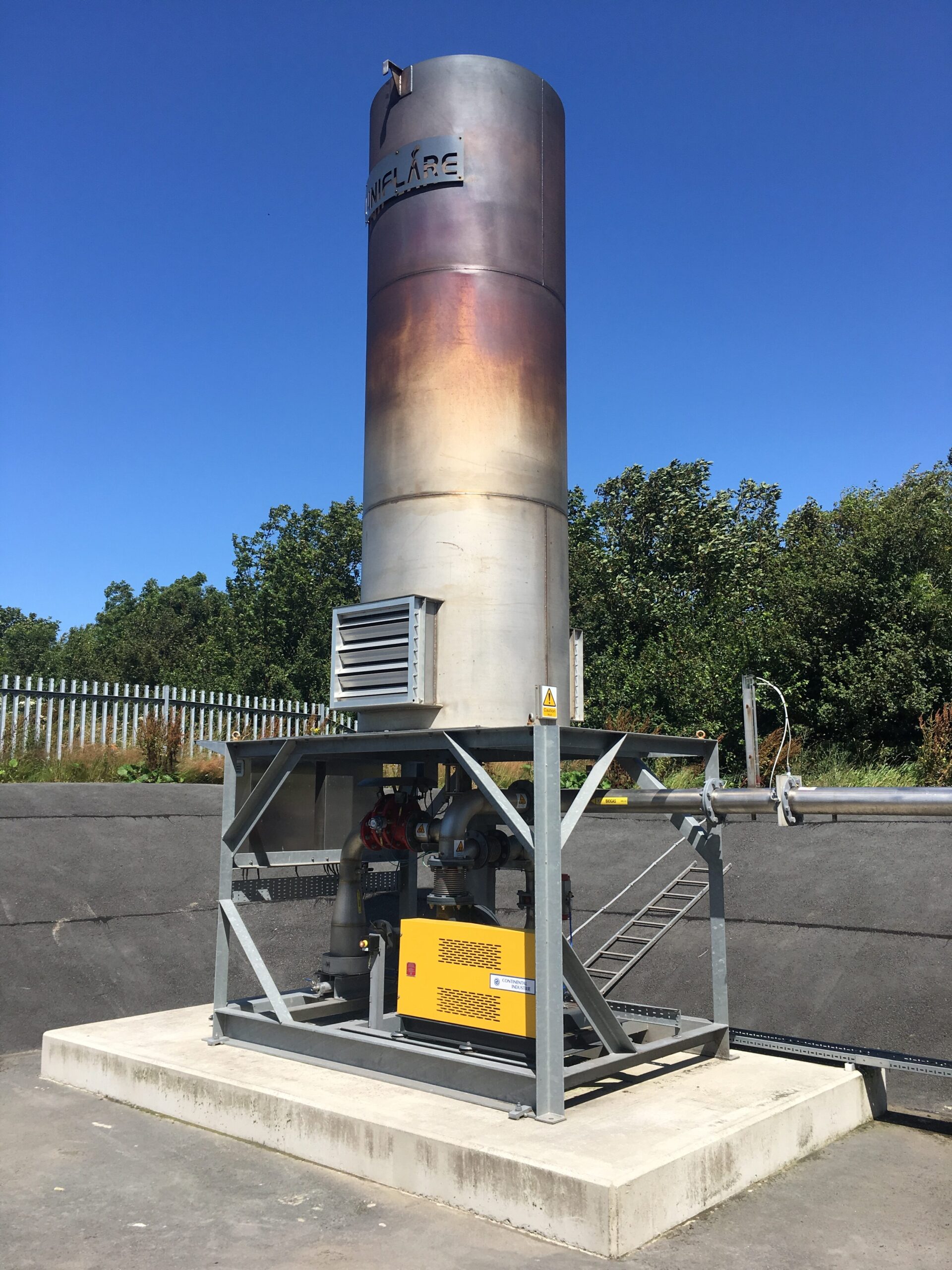 Uniflare UFO 850 Biogas Flare Package - 850m3/hr, excellent condition
