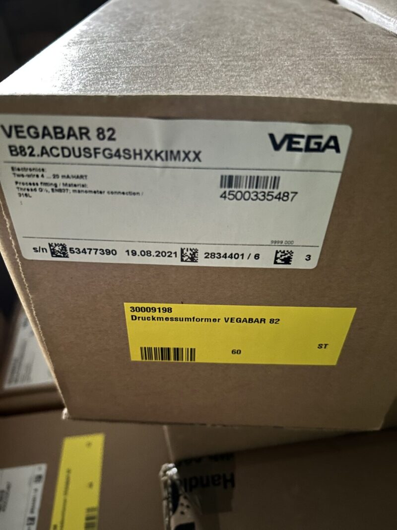 Vegabar 82PP pressure sensor - Brand New - Image 3