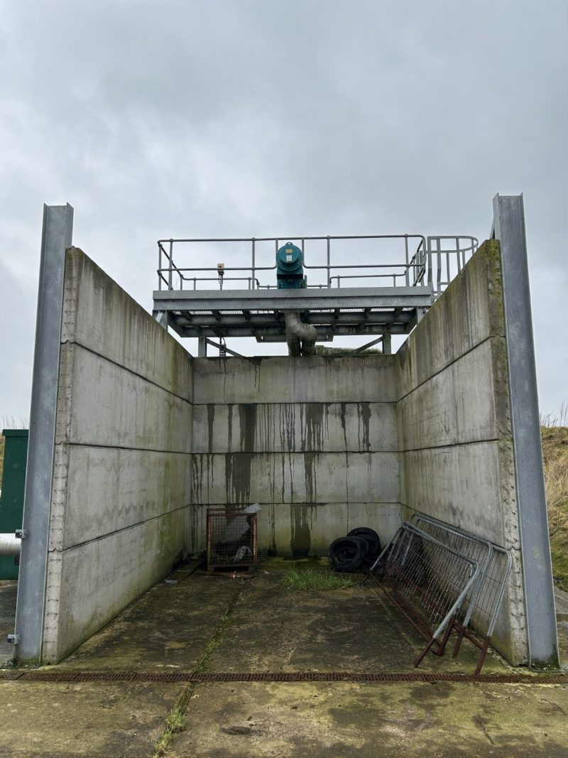 Complete separator system with all pumps, Boerger RC40 separator, bunker, gantry and control system - READY TO GO