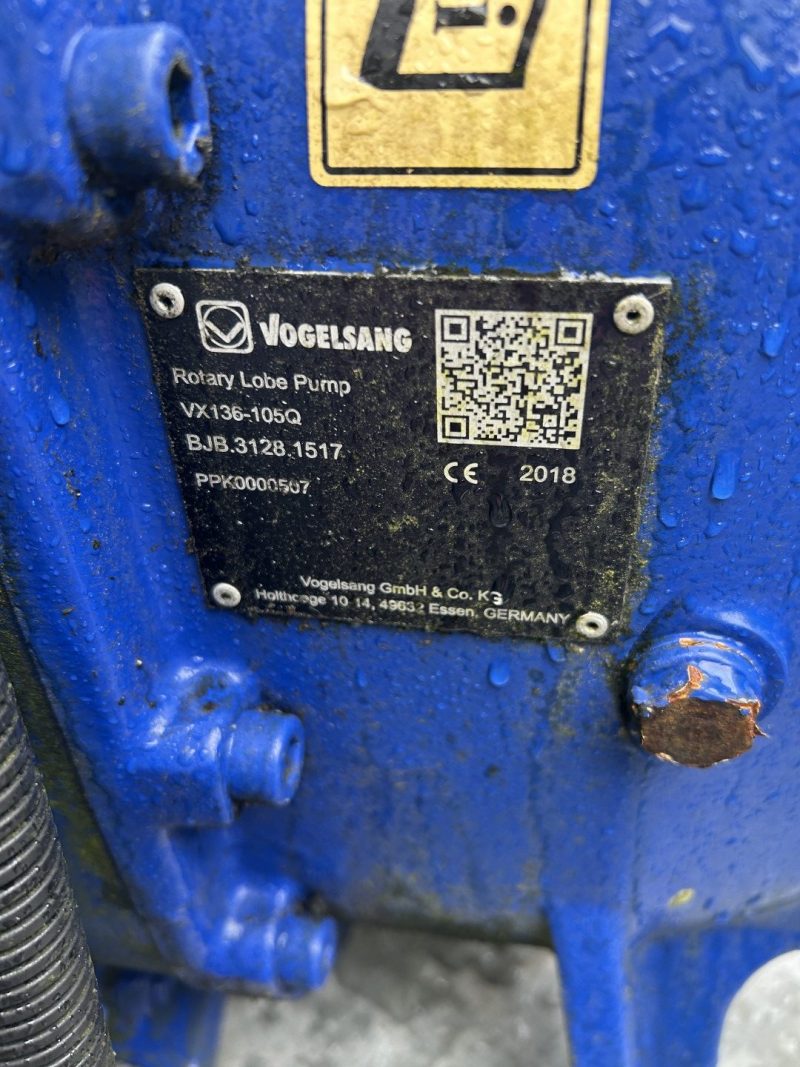 Vogelsang VX136-105Q Pumps with Self priming boxes, 4kW, DN150 PN16  - 2 Available - Image 7