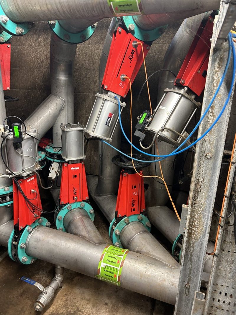 Sistag WEY Air actuated valves - DN150 - 10 available - Excellent condition