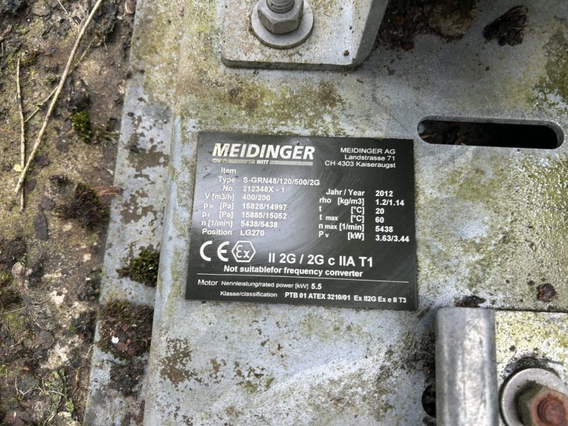 Ciat Gas Treatment Skid - 400m3/hr - Meidinger Booster - Image 5