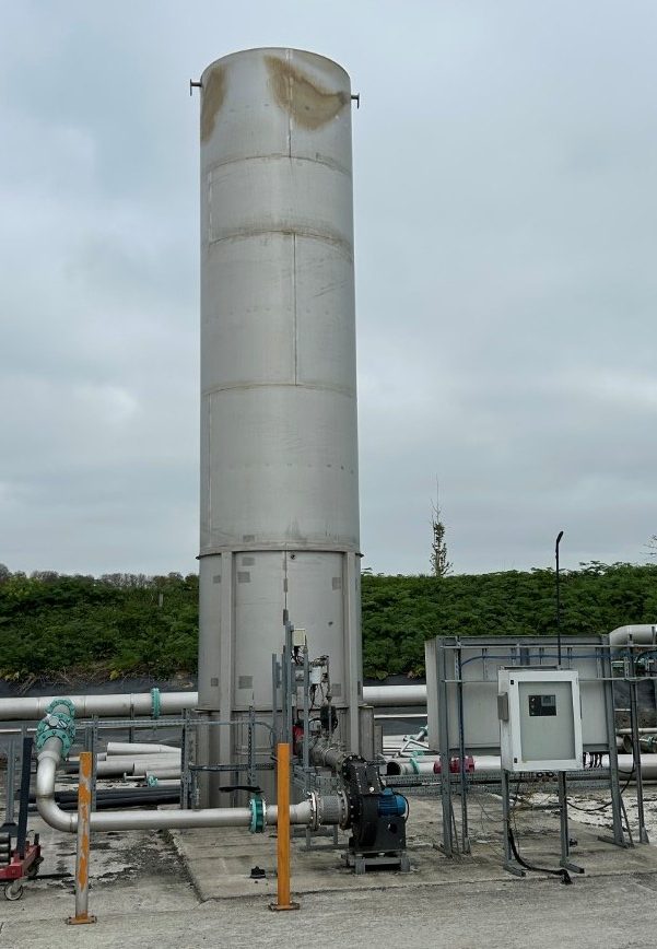 Biogas flare package with control and booster - 1000m3/hr