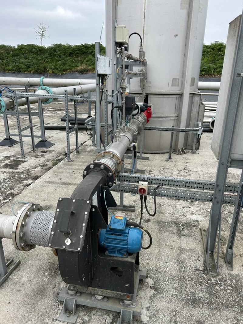 Biogas flare package with control and booster - 1000m3/hr - Image 6