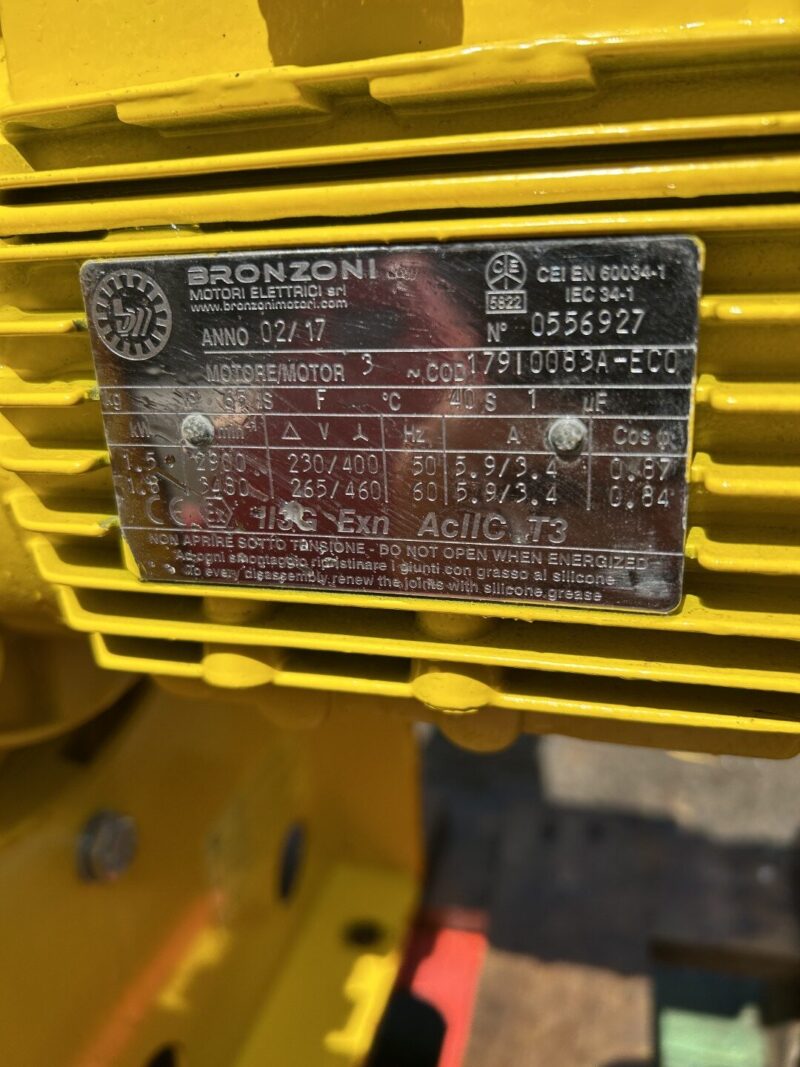 Mapro MCF390CC Biogas Blower 500m3/hr, 18mbar lift 1.5kW - Unused - 2 Available - Image 8