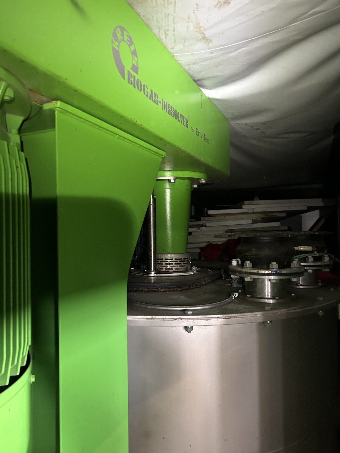 Biogas Plant feed system with Kreiss dissolver 3m3 incl. all ancillary equipment***3 sets available***