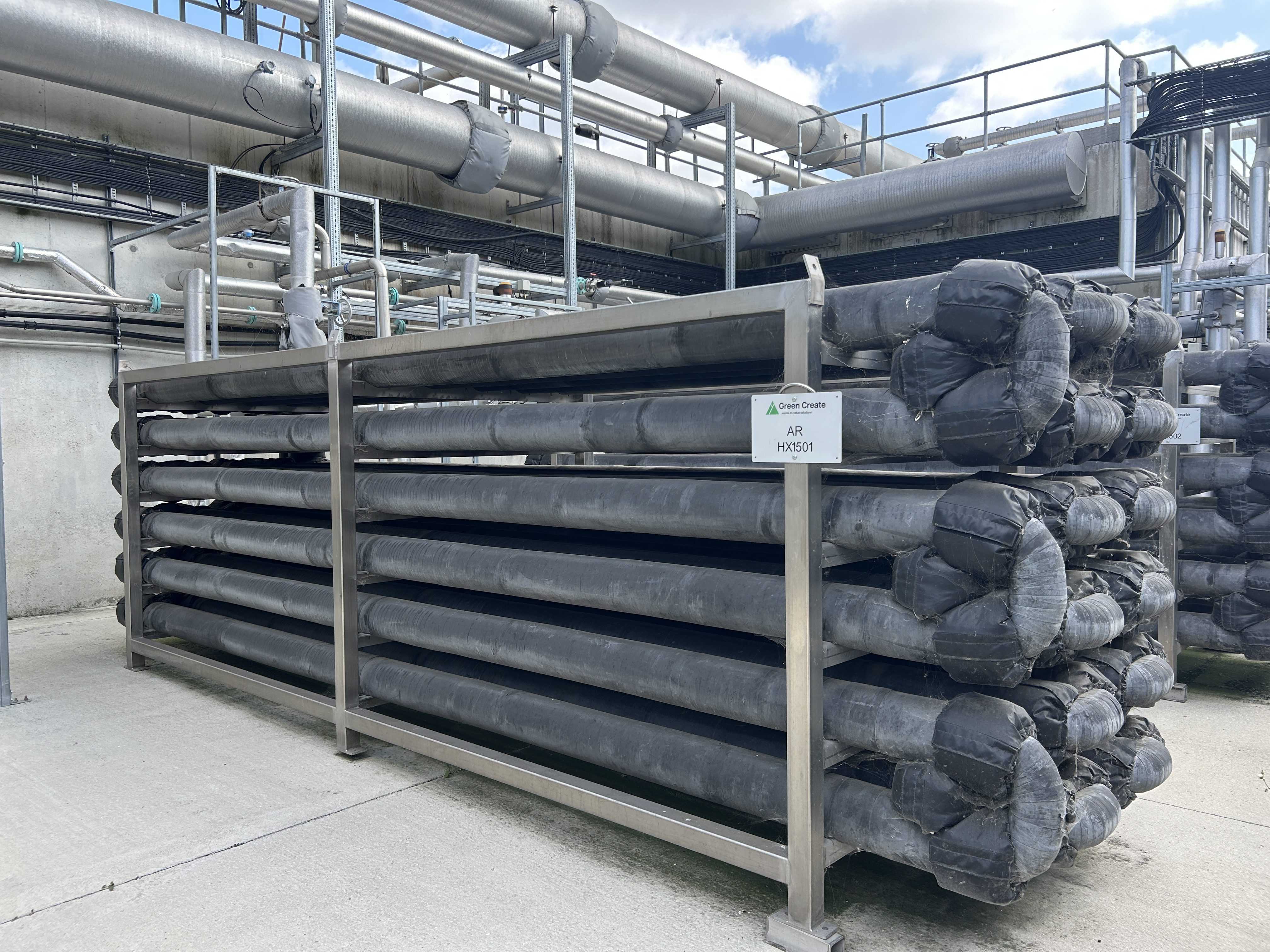 30 Pass Heat Exchanger in Stainless Steel DN80 connections - VGC