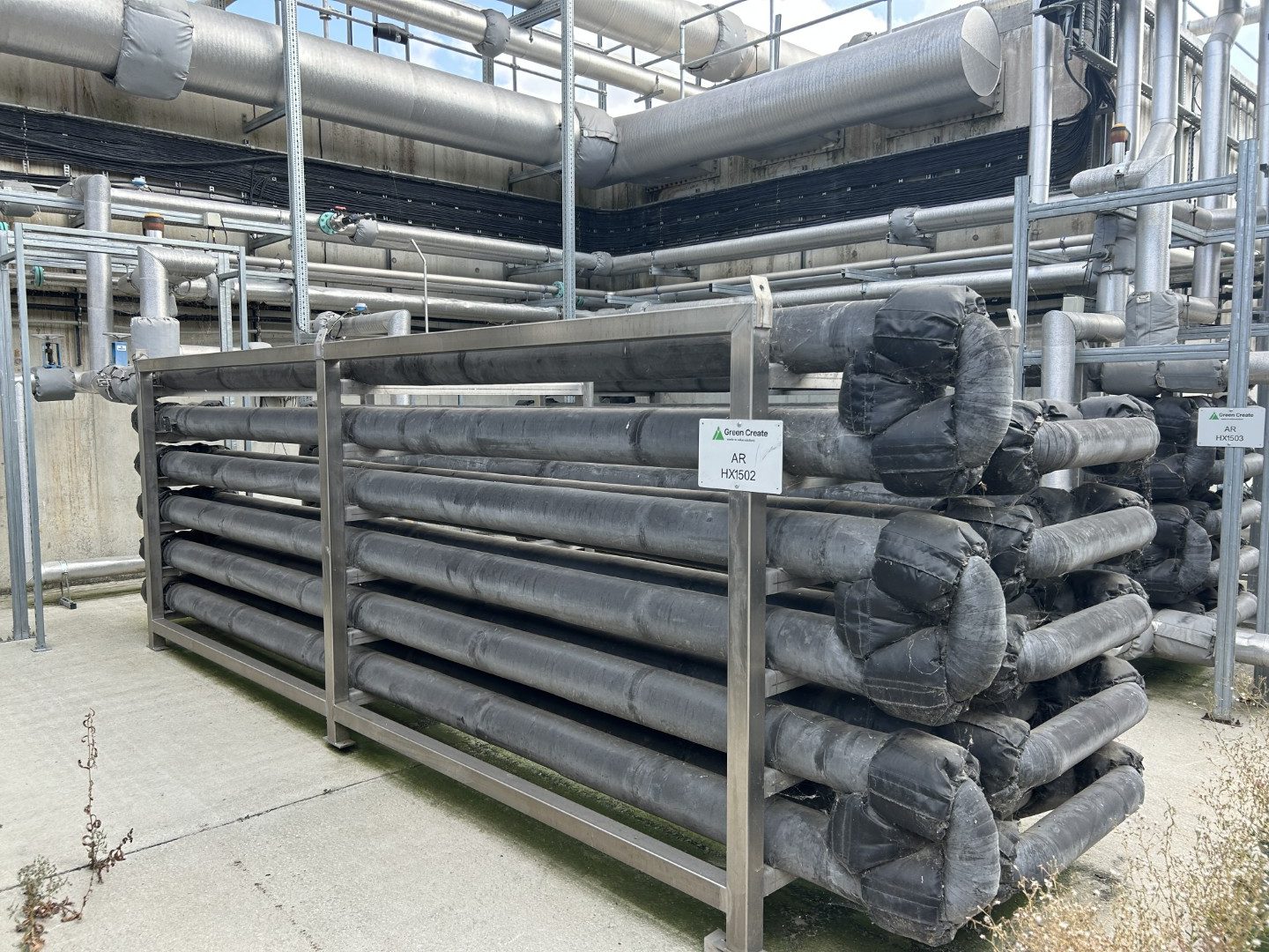 16 Pass Heat Exchanger in Stainless Steel DN80 connections - VGC