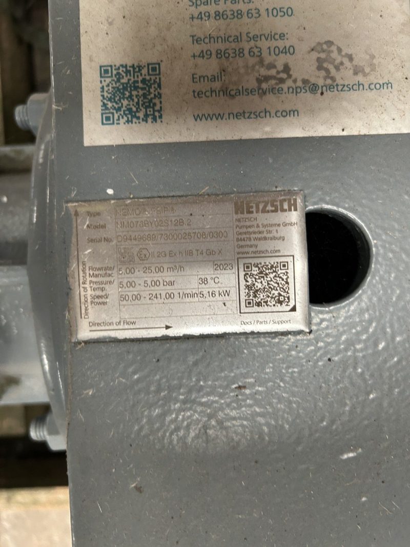 Netzsch NM076 Pump, 25m3/hr, 7.5kW - BRAND NEW STILL IN CRATE - 2 AVAILABLE - Image 3
