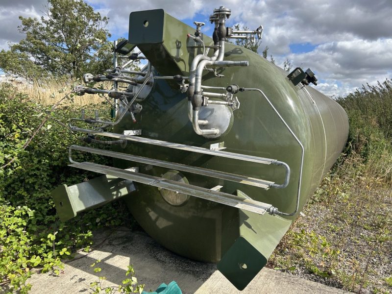 ASCO CO2 recovery plant 500Kg/hr including 2 x 28,000litre liquid storage tanks - NEVER USED - Image 4