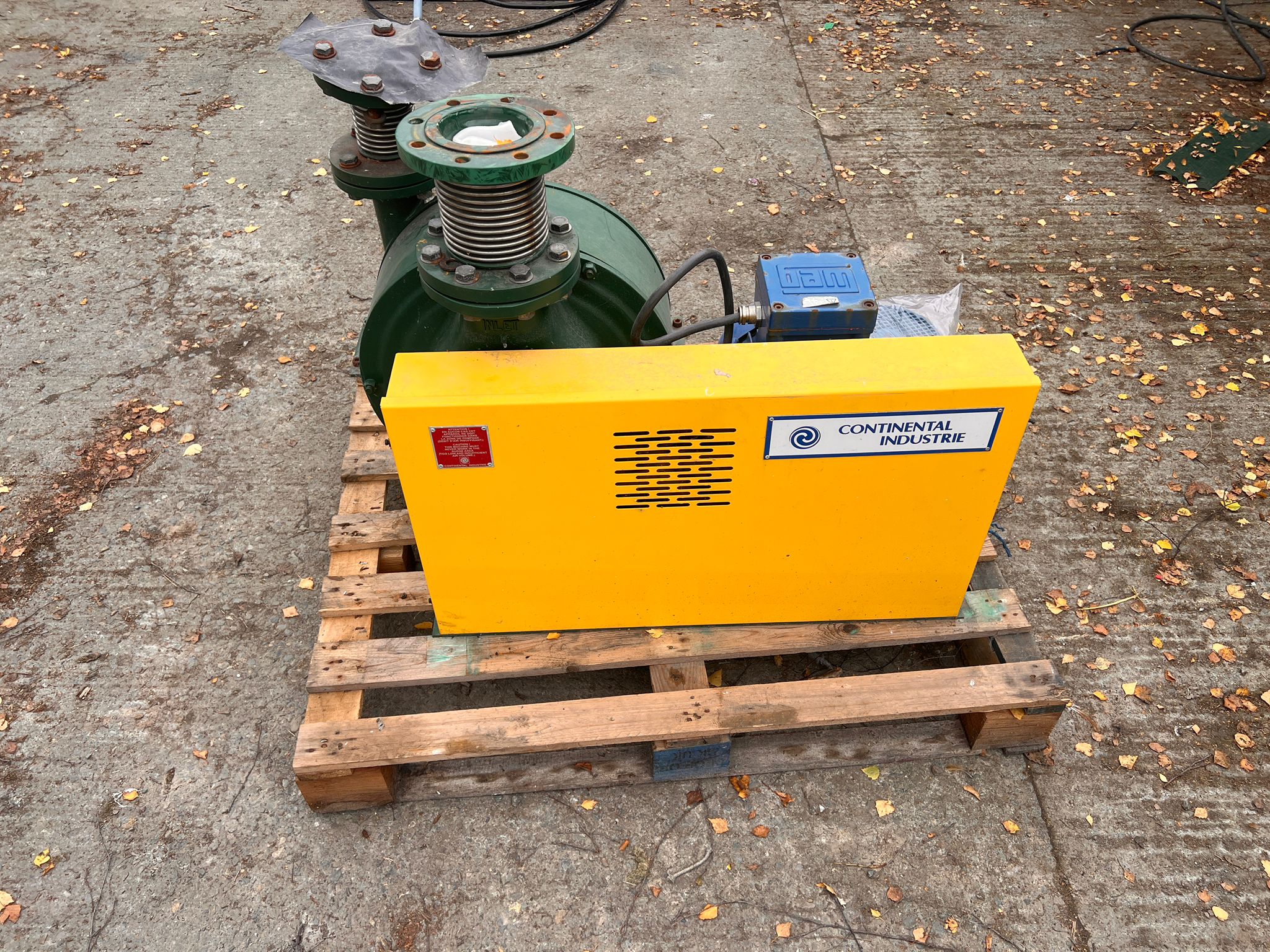 Continental Gas Booster - 250m3/hr, 150mbar lift 5.5kW