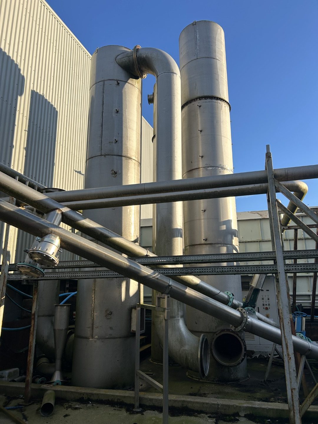 Stainless steel biofilter columns: 3 Available