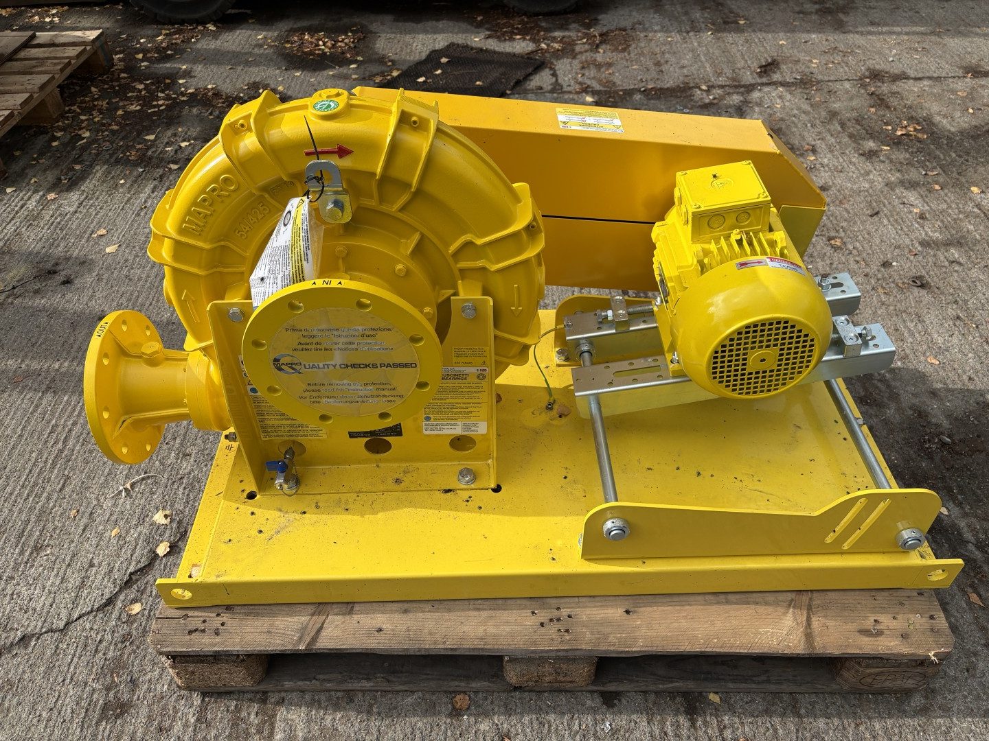 Mapro MCF 390 Biogas Booster 1100m3/hr @ 50mbar lift ***BRAND NEW***