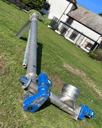 Screw Conveyor System 150mm diameter, 4m long - Ideal for digestate fibre - Image 9