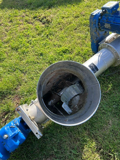 Screw Conveyor System 150mm diameter, 4m long - Ideal for digestate fibre - Image 10