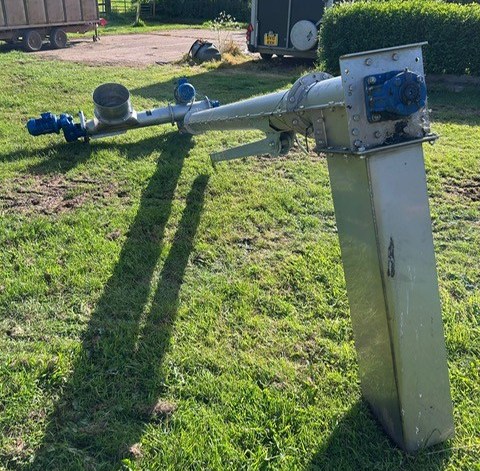 Screw Conveyor System 150mm diameter, 4m long - Ideal for digestate fibre - Image 2