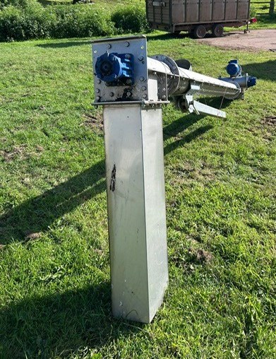 Screw Conveyor System 150mm diameter, 4m long - Ideal for digestate fibre - Image 3