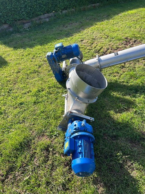 Screw Conveyor System 150mm diameter, 4m long - Ideal for digestate fibre - Image 7