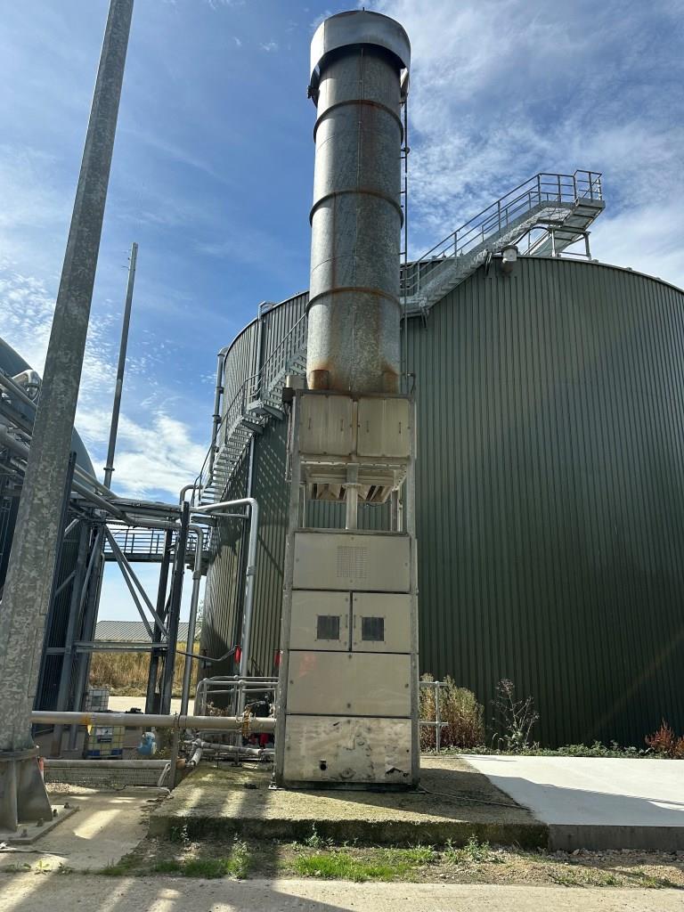 High-Temperature Biogas Flare C-Deg HTC5 700m3/hr