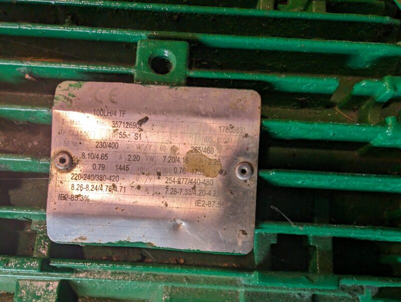 Rotopumps 2.2kW 5m3/hr stainless steel Progressing Cavity Pump - Unused - Image 5