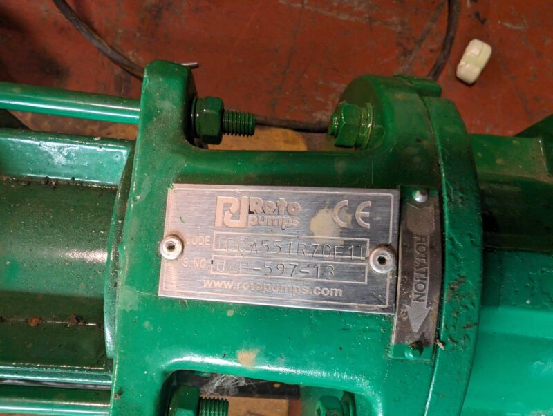 Rotopumps 2.2kW 5m3/hr stainless steel Progressing Cavity Pump - Unused - Image 6